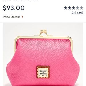 Pink coin purse/wallet